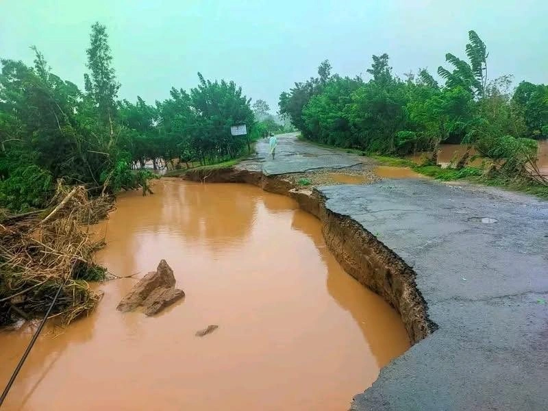 : Dégâts du cyclone Fytia